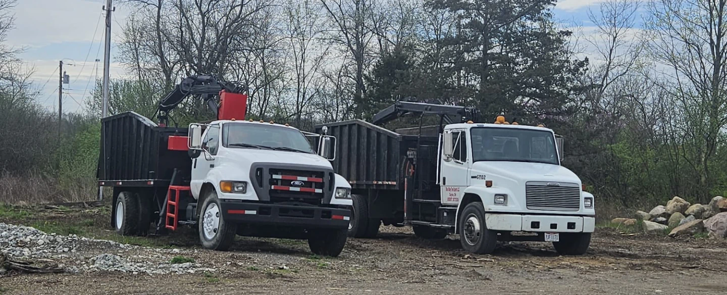 tree removal company trucks